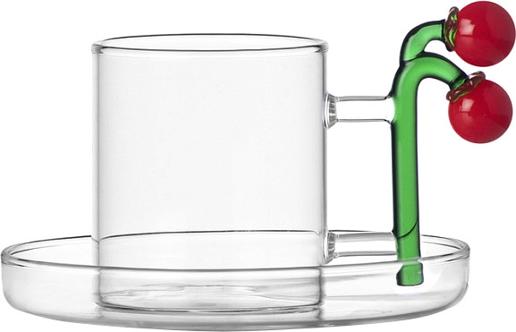 Изображение товара Чашка с блюдцем Ichendorf Milano Vegetables / 09354150 (томаты)