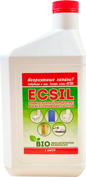 Изображение товара Жидкость для биотуалета Ecsil Дезодорирующее Bubble Gum (1л)