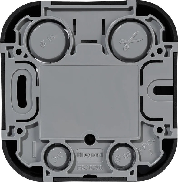 Изображение товара Розетка Legrand Quteo 782480 (черный матовый)