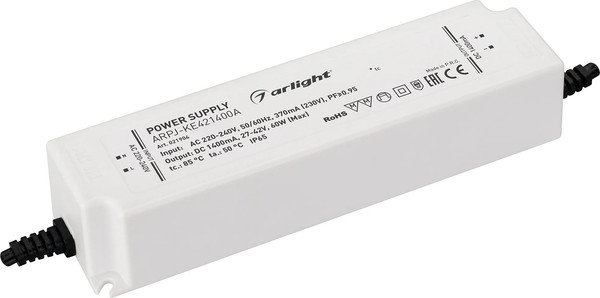 Изображение товара Блок питания для светильника Arlight ARPJ-KE421400A 60W 1400mA / 021904