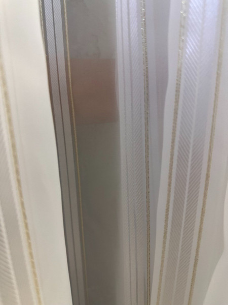 Изображение товара Гардина Ника Зварико 2-2250 500x250 (белый/золотой)