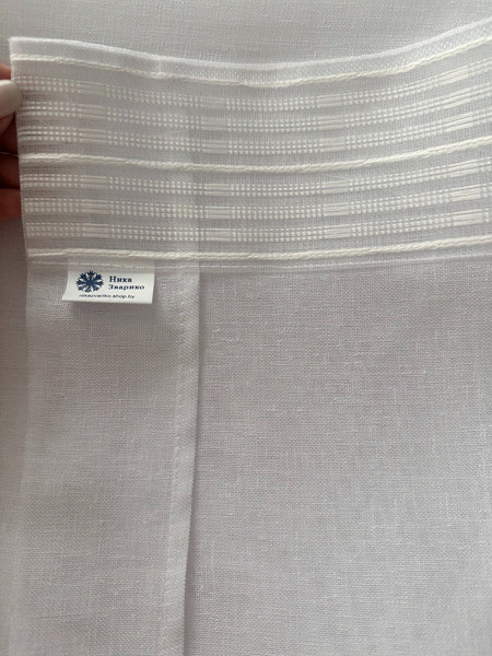 Изображение товара Гардина Ника Зварико 444250 500x250 (белый)