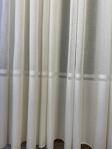 Изображение товара Гардина Ника Зварико 444250 500x250 (кремовый)