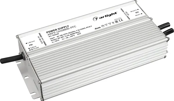 Блок питания для светильника Arlight ARPV-UH48800-PFC 48V 16.6A 800W / 034465 — фото 6