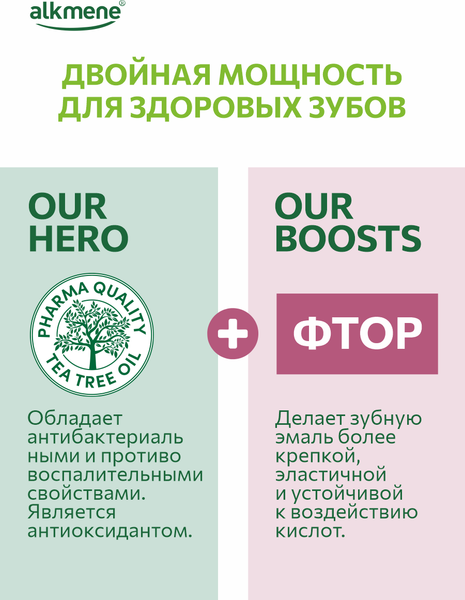 Изображение товара Зубная паста Alkmene Против кариеса / 40056210 (100мл)