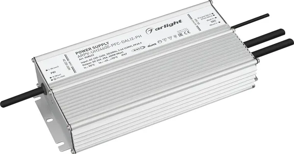Блок питания для светильника Arlight ARPV-UH24600-PFC-DALI2-PH 24V 25A 600W / 048622 — фото 6