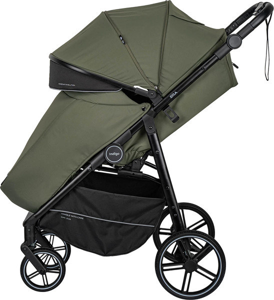 Изображение товара Детская прогулочная коляска INDIGO Era (оливковый)