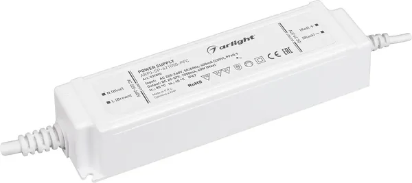 Блок питания для светильника Arlight ARPJ-SP-421050-PFC 60W 29-57V 1.05A / 037890 — фото 6