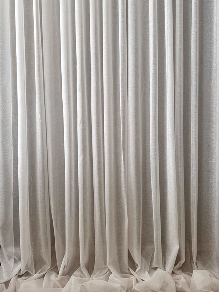 Изображение товара Гардина Ника Зварико 444250 500x250 (молочный/золотистый)