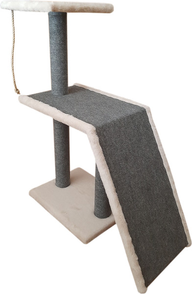 Изображение товара Комплекс для кошек Cat House Молния Лайт 0.83 (ковролин бежевый)