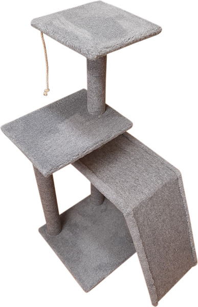 Изображение товара Комплекс для кошек Cat House Гром Лайт 1.03 (ковролин серый)