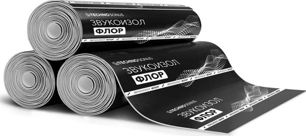 Изображение товара Шумоизоляция Techno Sonus Звукоизол Флор 10м2 4.5x1000x10000мм