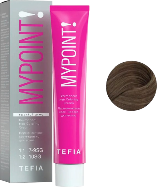 Изображение товара Крем-краска для волос Tefia Mypoint 8.00 для седых волос (60мл)
