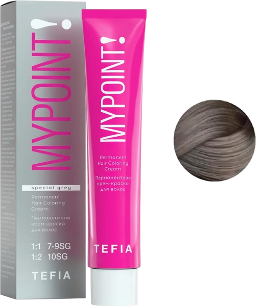 Изображение товара Крем-краска для волос Tefia Mypoint 9.870 для седых волос (60мл)