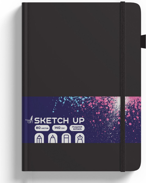 Изображение товара Скетчбук Listoff Sketch Up / СК5805243 (черный)