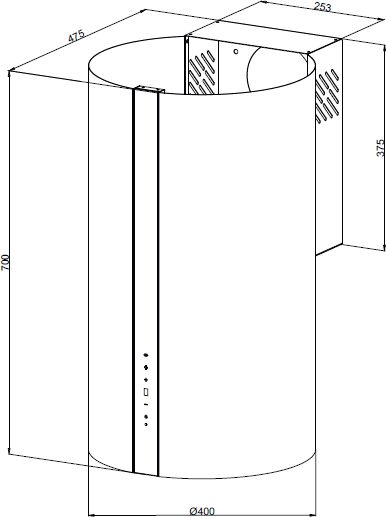 Изображение товара Вытяжка коробчатая Kuppersberg Vortex GB
