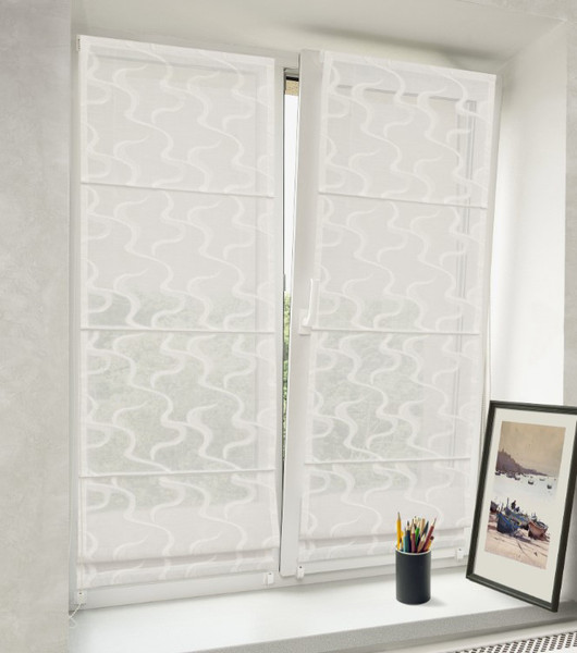 Изображение товара Римская штора Delfa Мини Linart СШД-01М 556/001 (62x160, белый)