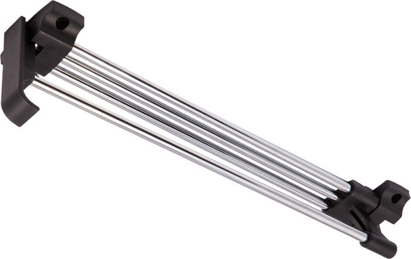 Изображение товара Вешалка выдвижная GRIDLI L-400 усиленная с ручкой (хром/черный)