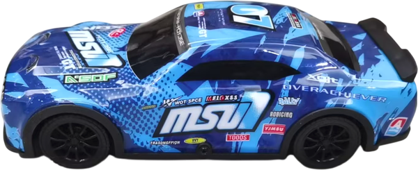 Изображение товара Игрушка на пульте управления Labalu PVC освещенный RC гоночный 4-канальный (синий)