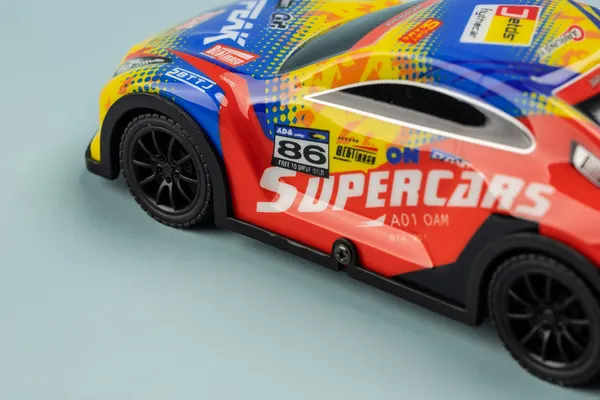 Изображение товара Игрушка на пульте управления Labalu PVC освещенный RC гоночный 4-канальный (бирюзовый)