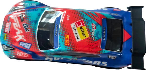 Изображение товара Игрушка на пульте управления Labalu PVC освещенный RC гоночный 4-канальный (бирюзовый)