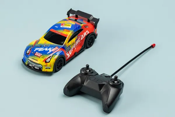 Изображение товара Игрушка на пульте управления Labalu PVC освещенный RC гоночный 4-канальный (бирюзовый)
