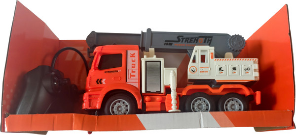 Изображение товара Игрушка на пульте управления Labalu Крановая машина 4-канальная RC (оранжевый)