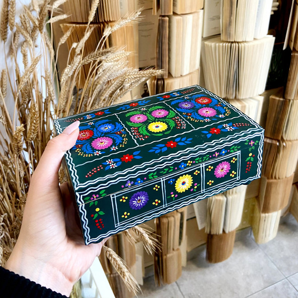 Изображение товара Шкатулка Брестская Фабрика Сувениров Мотоль. Полесская скрынька / kuf03072