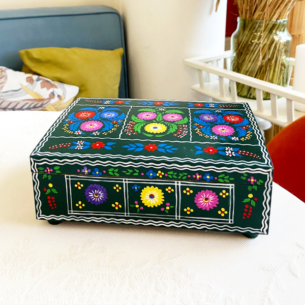 Изображение товара Шкатулка Брестская Фабрика Сувениров Мотоль. Полесская скрынька / kuf03072