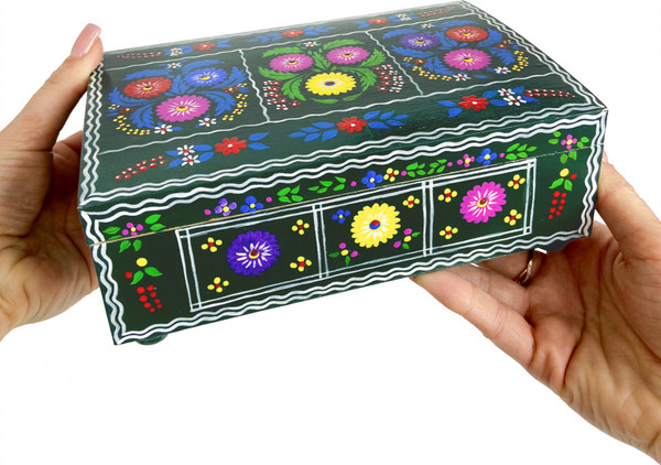 Изображение товара Шкатулка Брестская Фабрика Сувениров Мотоль. Полесская скрынька / kuf03072