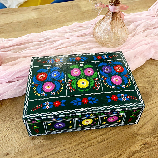 Изображение товара Шкатулка Брестская Фабрика Сувениров Мотоль. Полесская скрынька / kuf03072