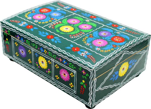 Изображение товара Шкатулка Брестская Фабрика Сувениров Мотоль. Полесская скрынька / kuf03072