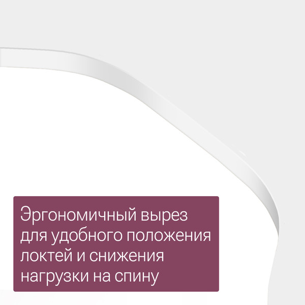Изображение товара Компьютерный стол Millwood Каир угловой 160х120х93.05 (белый/металл черный)