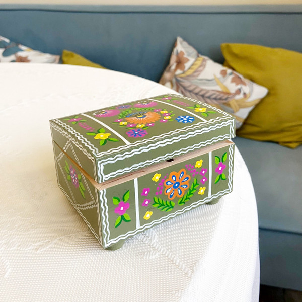 Изображение товара Шкатулка Брестская Фабрика Сувениров Огово. Полесская скрынька / kuf01074