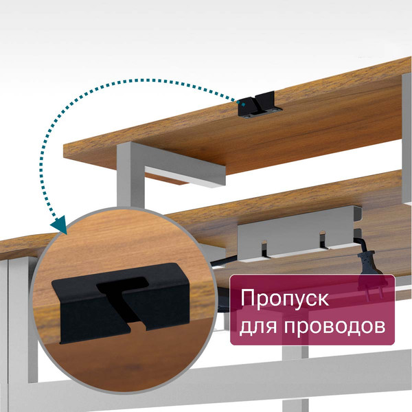 Изображение товара Компьютерный стол Millwood Каир угловой 160х120х93.05 (дуб золотой Craft/металл белый)