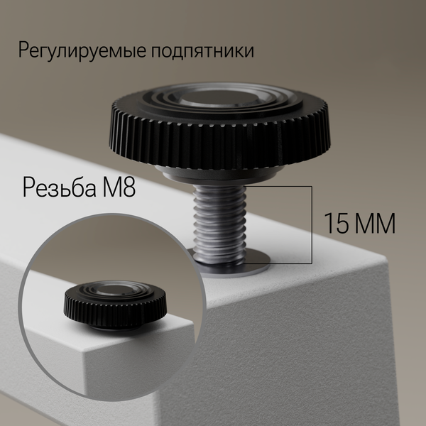 Изображение товара Компьютерный стол Millwood Каир смарт 140х80х74.2 (белый/металл белый)