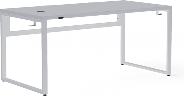 Изображение товара Компьютерный стол Millwood Каир смарт 140х80х74.2 (белый/металл белый)