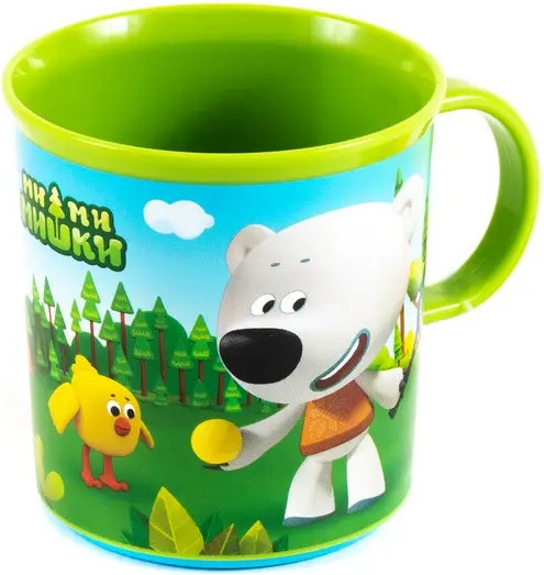 Изображение товара Кружка детская Бытпласт Ми-ми-мишки / 431327809 (зеленый)