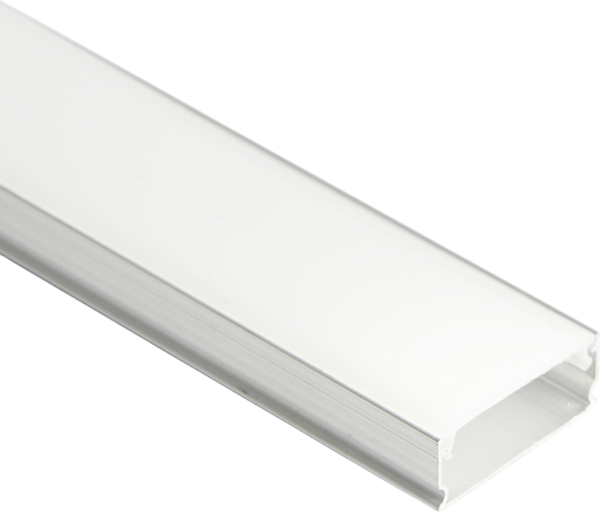 Изображение товара Профиль для светодиодной ленты Saffit Накладной алюминиевый SAB262 / 55248 (серебристый)