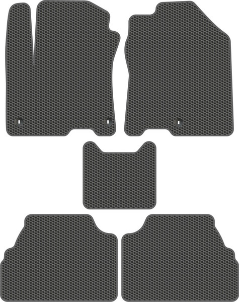 Изображение товара Комплект ковриков для авто Alicosta 1909_1_сер для Hyundai Kona Electric SUV/OS 2018-н.в. (EVA соты, серый)