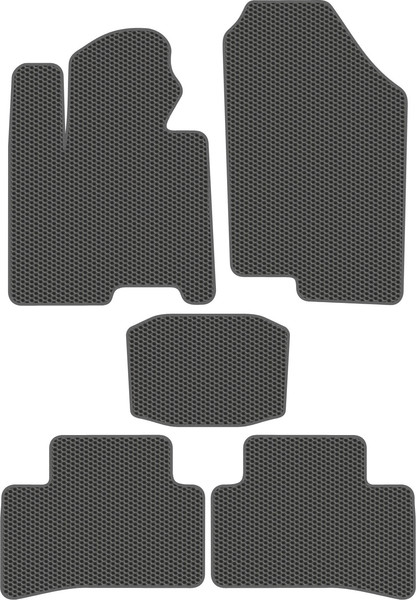 Изображение товара Комплект ковриков для авто Alicosta 2289_1_сер для Hyundai Mufasa I SUV/NU2 2023-н.в. (EVA соты, серый)