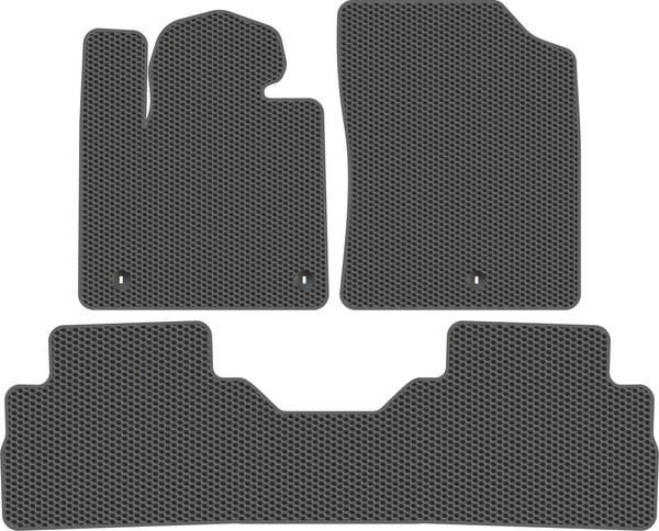 Изображение товара Комплект ковриков для авто Alicosta 1688_1_сер для Hyundai Santa Fe IV SUV 5 мест/TM 2021 (EVA соты, серый)