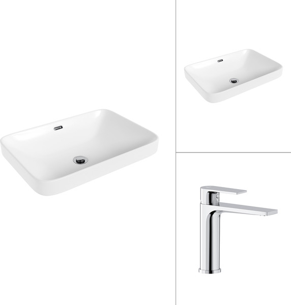 Изображение товара Умывальник со смесителем Lauter 21441B + Reef 21CK678C