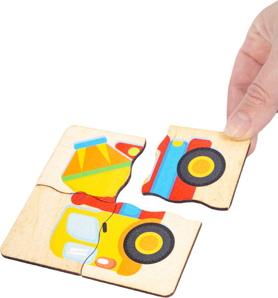 Изображение товара Развивающая игра Десятое королевство Пазл деревянный. Транспорт / 04558