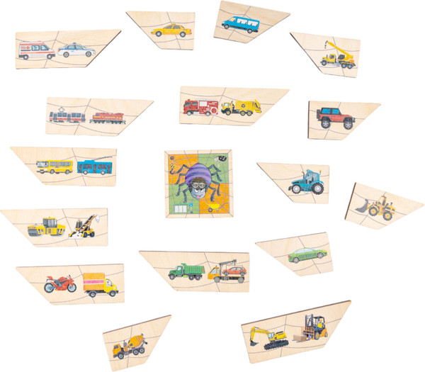 Изображение товара Развивающая игра Десятое королевство Пазл деревянный. Паучок. Техника / 04542