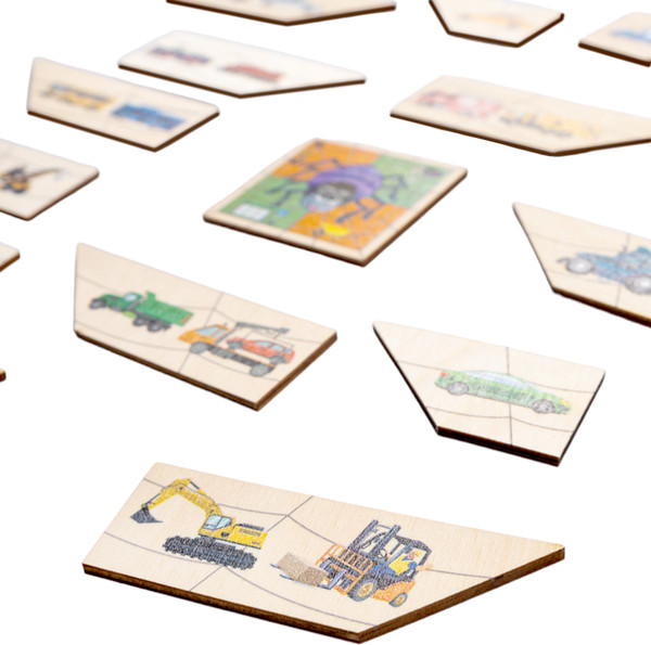 Изображение товара Развивающая игра Десятое королевство Пазл деревянный. Паучок. Техника / 04542