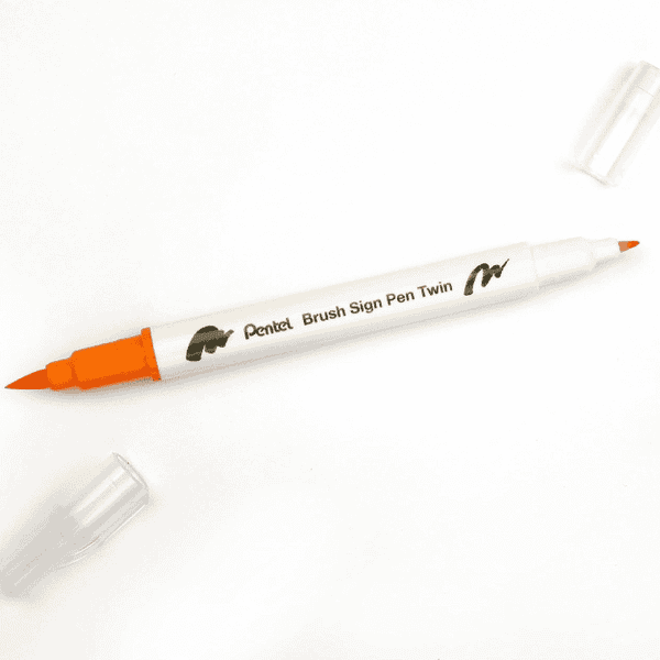 Изображение товара Набор маркеров Pentel Brush Sign Pen Twin / SESW30C-12 (12шт)