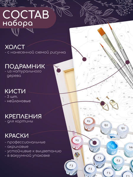 Изображение товара Картина по номерам Молли Чайка на море 40х50 / HR0744