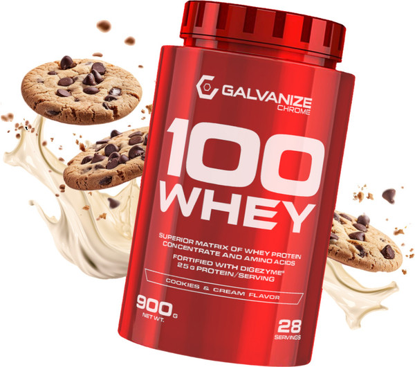 Изображение товара Протеин Galvanize 100 Вей (900г, печенье с кремом)