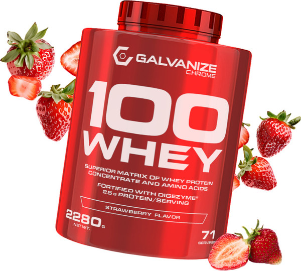Изображение товара Протеин Galvanize 100 Вей (2280г, клубника)
